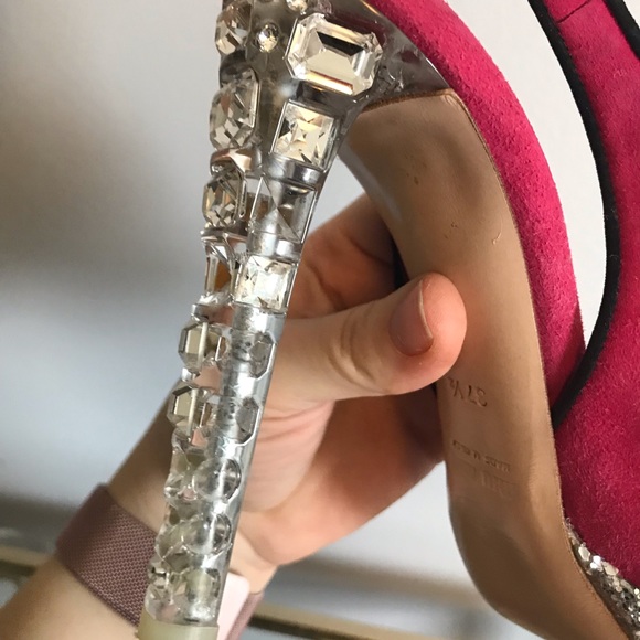 Miu miu swarovski crystal heels - Picture 6 of 7